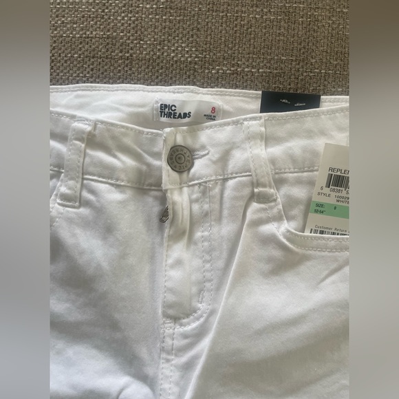 Girls White Jeans Size 8 new with tags - Picture 2 of 4